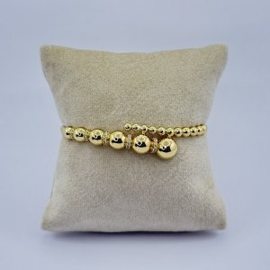 Bratara placata aur galben 18k