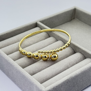 Bratara placata aur galben 18k