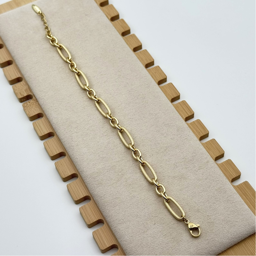 Bratara placata aur galben 18k Bratara placata aur galben 18k