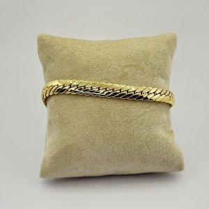 Bratara placata aur galben 18k 