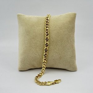 Bratara placata aur galben 18k