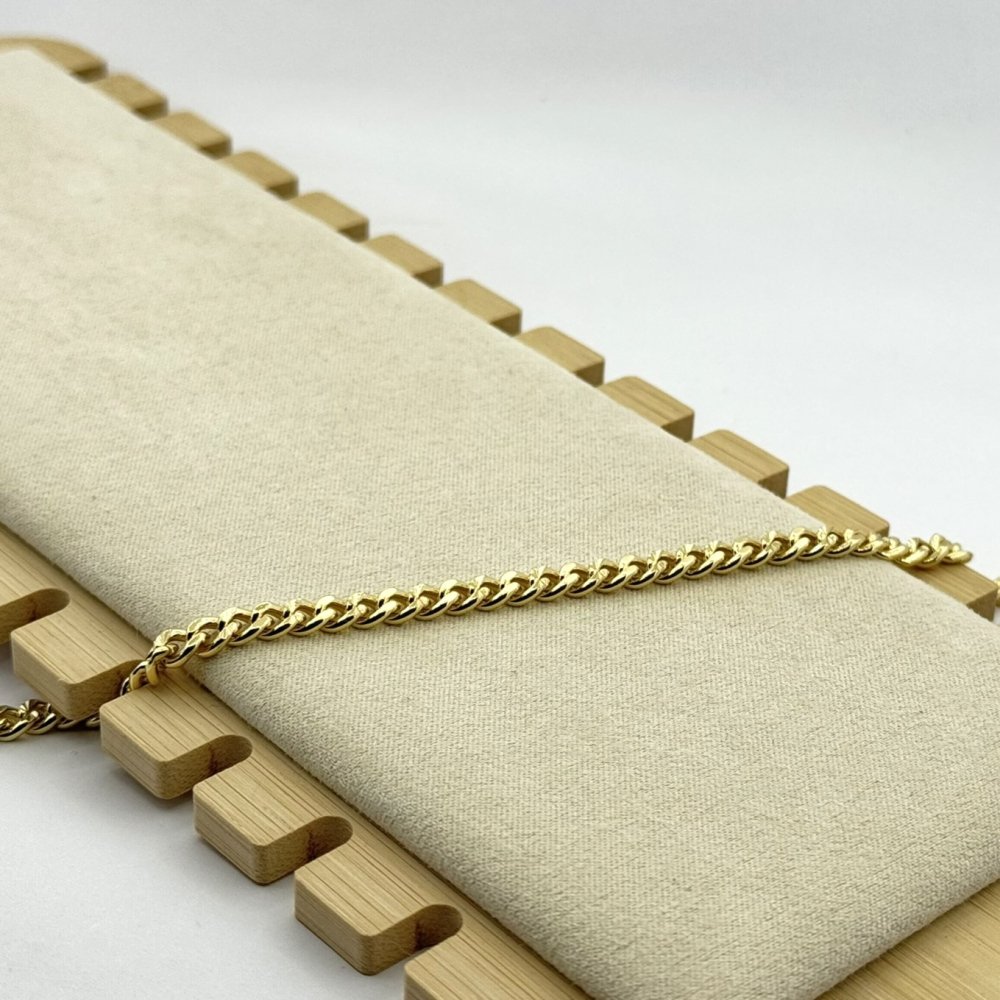Bratara placata aur galben 18k
