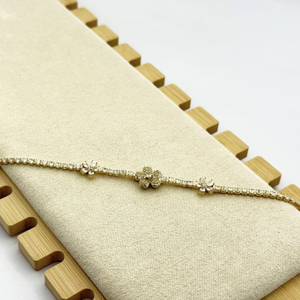 Bratara placata aur galben 18k Bratara placata aur galben 18k