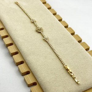 Bratara placata aur galben 18k Bratara placata aur galben 18k