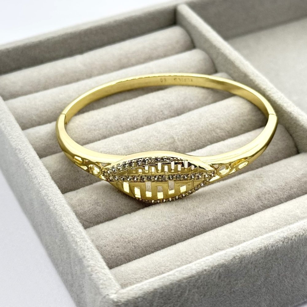 Bratara placata aur galben 18k Bratara placata aur galben 18k