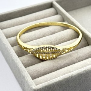 Bratara placata aur galben 18k Bratara placata aur galben 18k