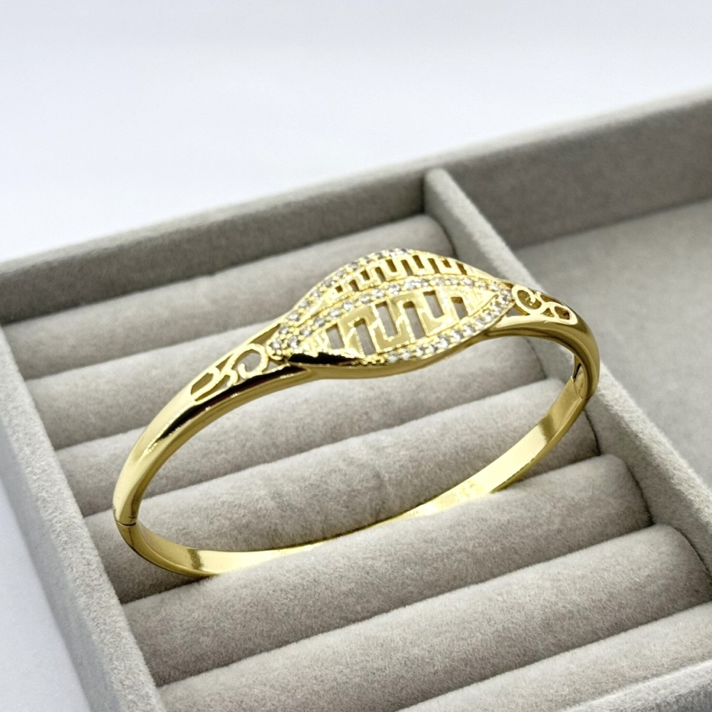 Bratara placata aur galben 18k Bratara placata aur galben 18k