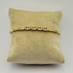 Bratara placata aur galben 18k