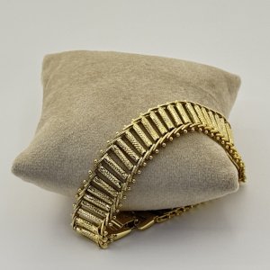 Bratara placata aur galben 18k