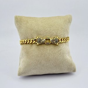 Bratara placata aur galben 18k