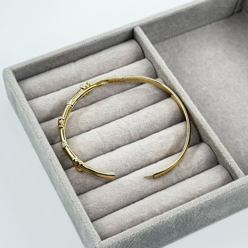 Bratara placata aur galben 18k Bratara placata aur galben 18k