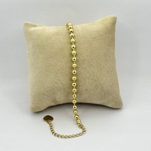 Bratara placata aur galben 18k