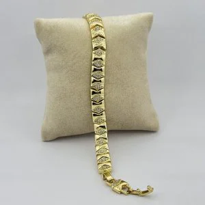 Bratara placata aur galben 18k Bratara placata aur galben 18k