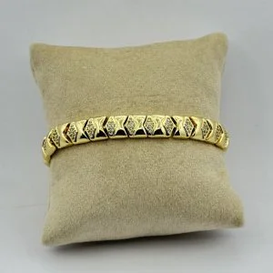 Bratara placata aur galben 18k Bratara placata aur galben 18k