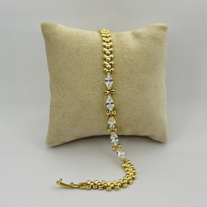 Bratara placata aur galben 18k eleganta