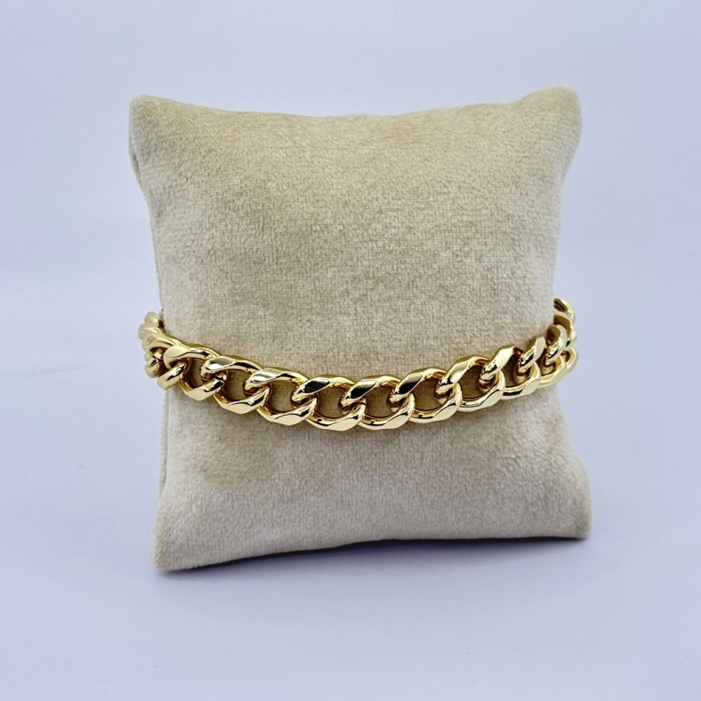 Bratara placata aur galben 18k unisex