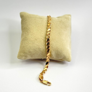 Bratara placata aur rose 18k