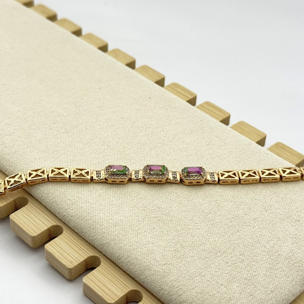 Bratara placata cu aur 18k 