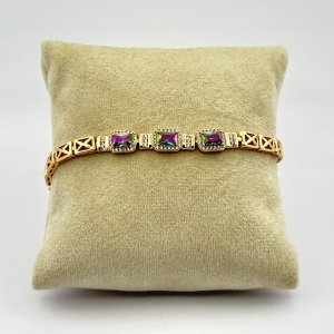 Bratara placata cu aur 18k 