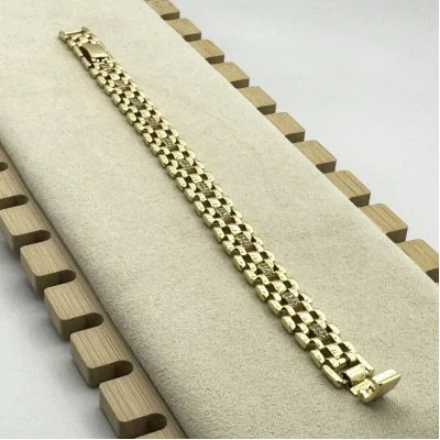 Bratara placata cu aur 18k