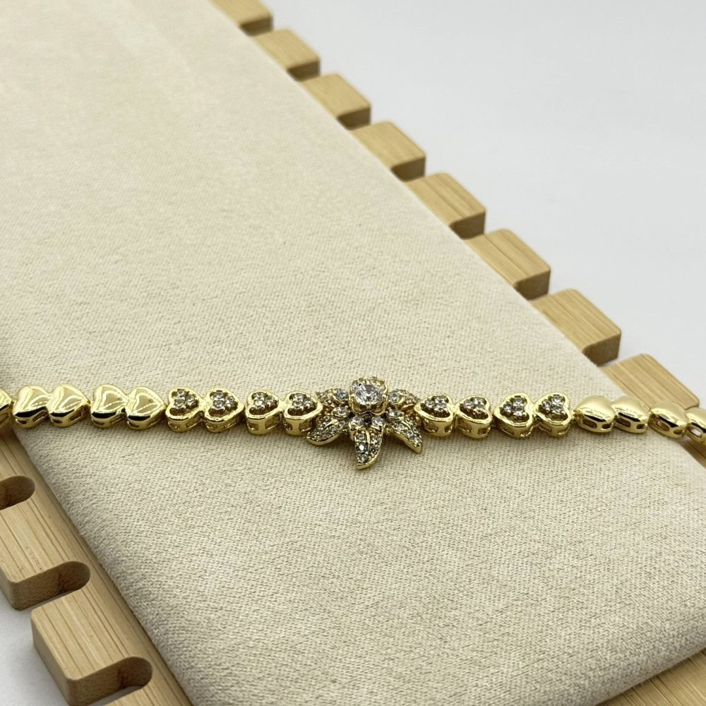 Bratara placata cu aur 18k