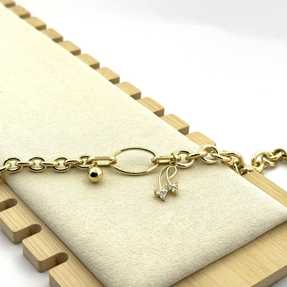 Bratara placata cu aur 18k
