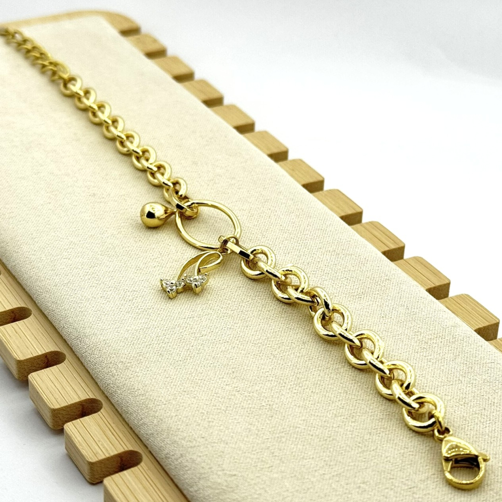 Bratara placata cu aur 18k