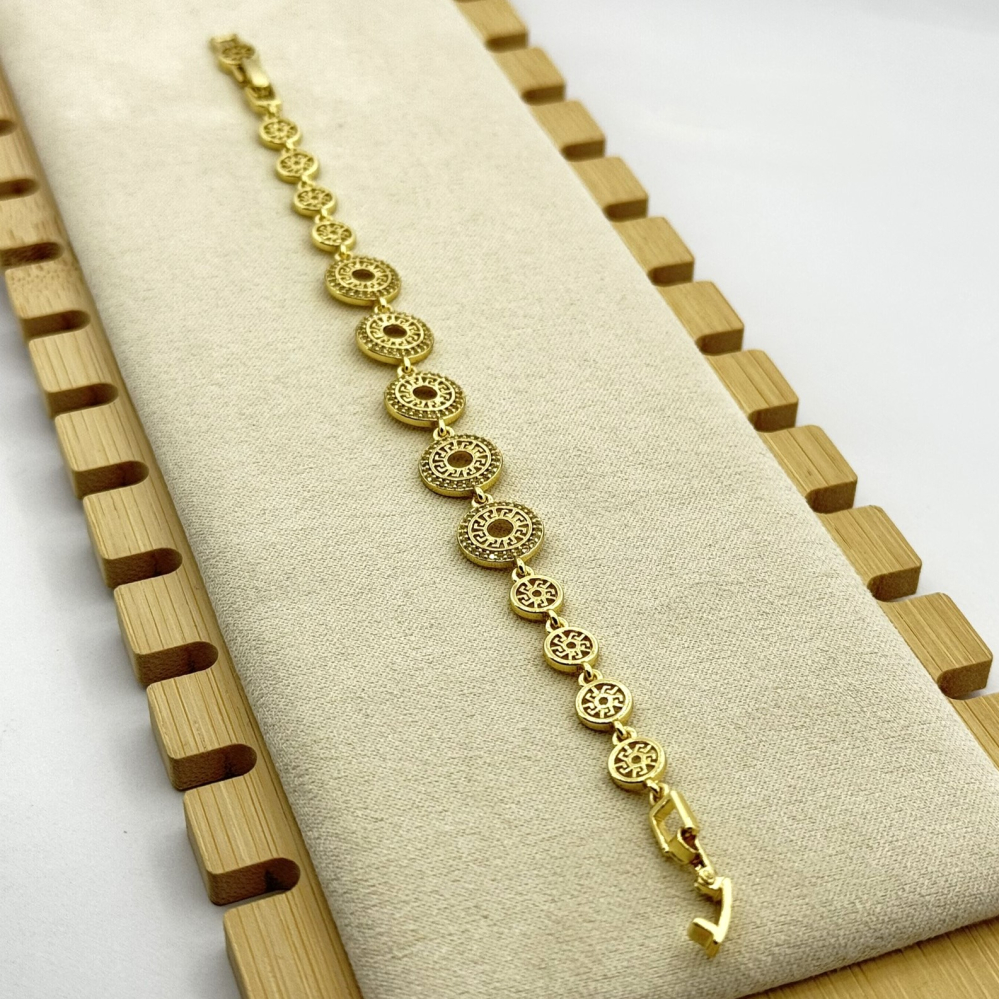 Bratara placata cu aur 18k Bratara placata cu aur 18k