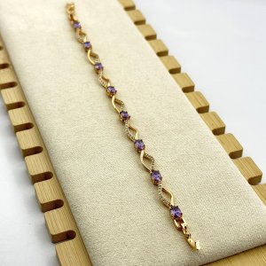 Bratara placata cu aur 18k