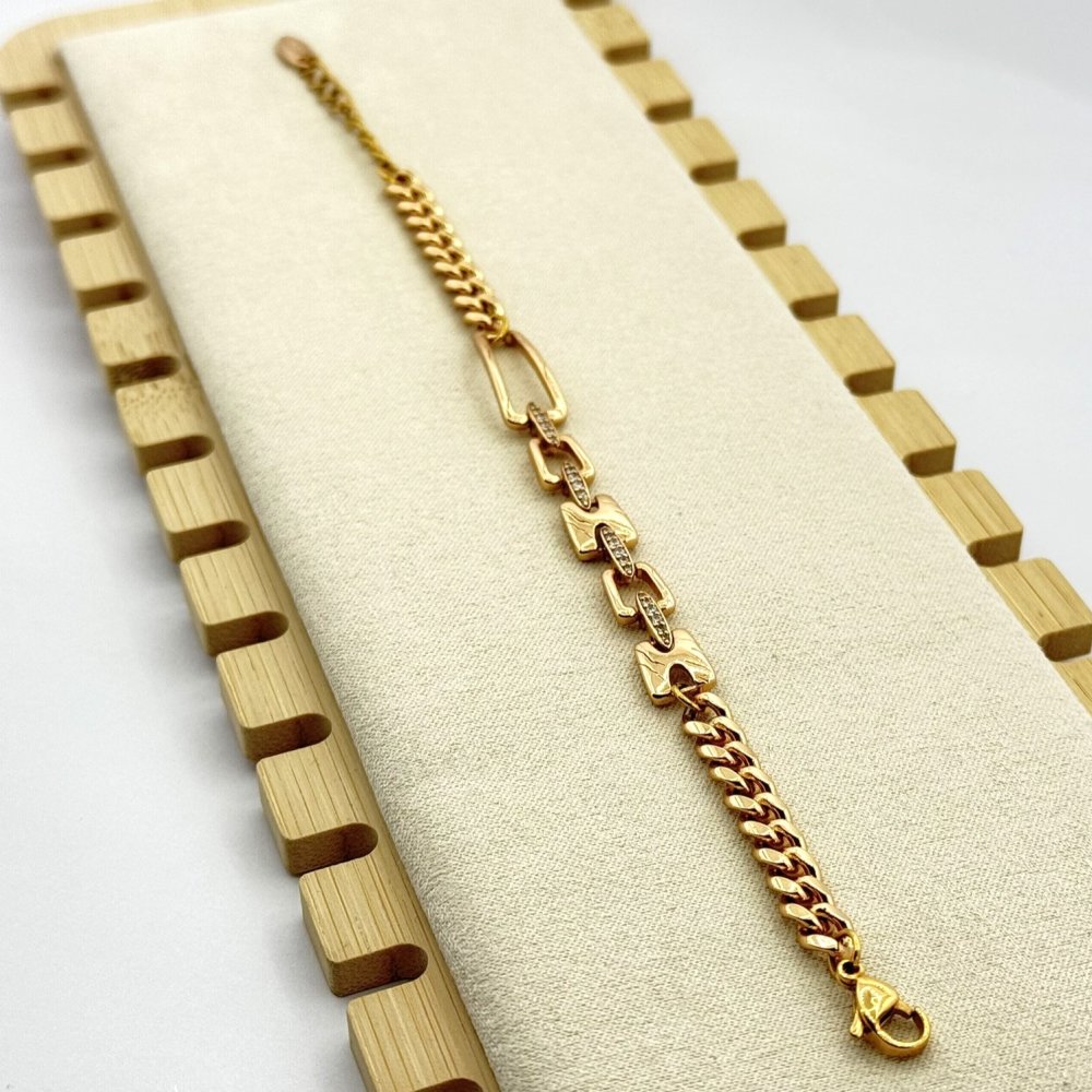 Bratara placata cu aur 18k Bratara placata cu aur 18k