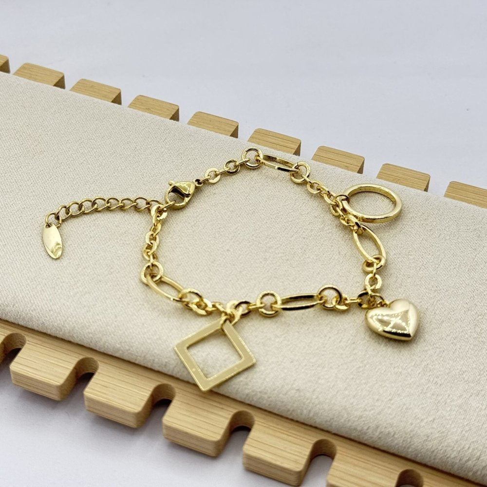 Bratara placata cu aur 18k