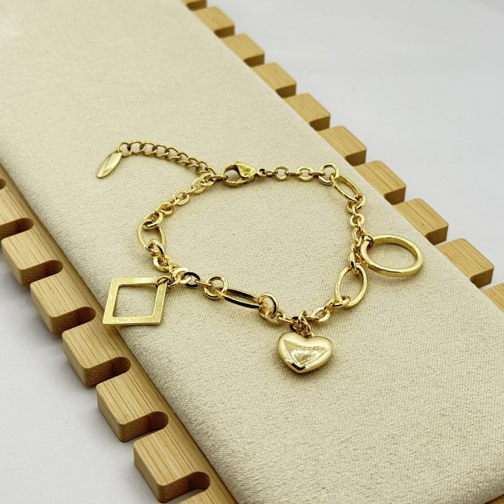 Bratara placata cu aur 18k