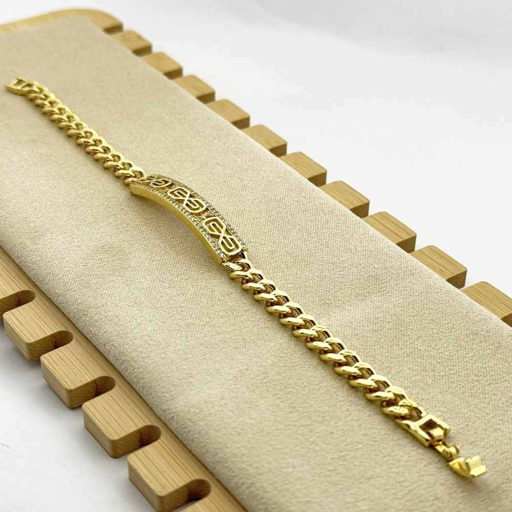 Bratara placata cu aur 18k