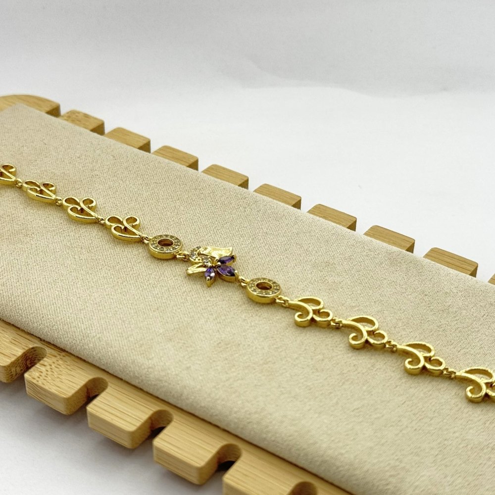 Bratara placata cu aur 18k