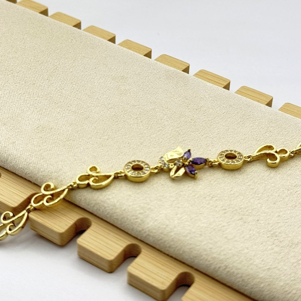 Bratara placata cu aur 18k