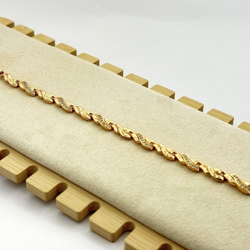 Bratara placata cu aur 18k