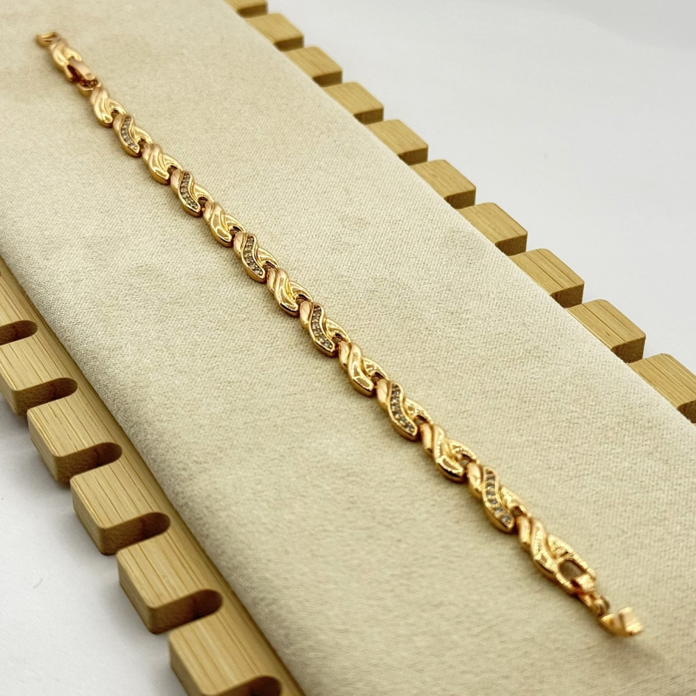 Bratara placata cu aur 18k