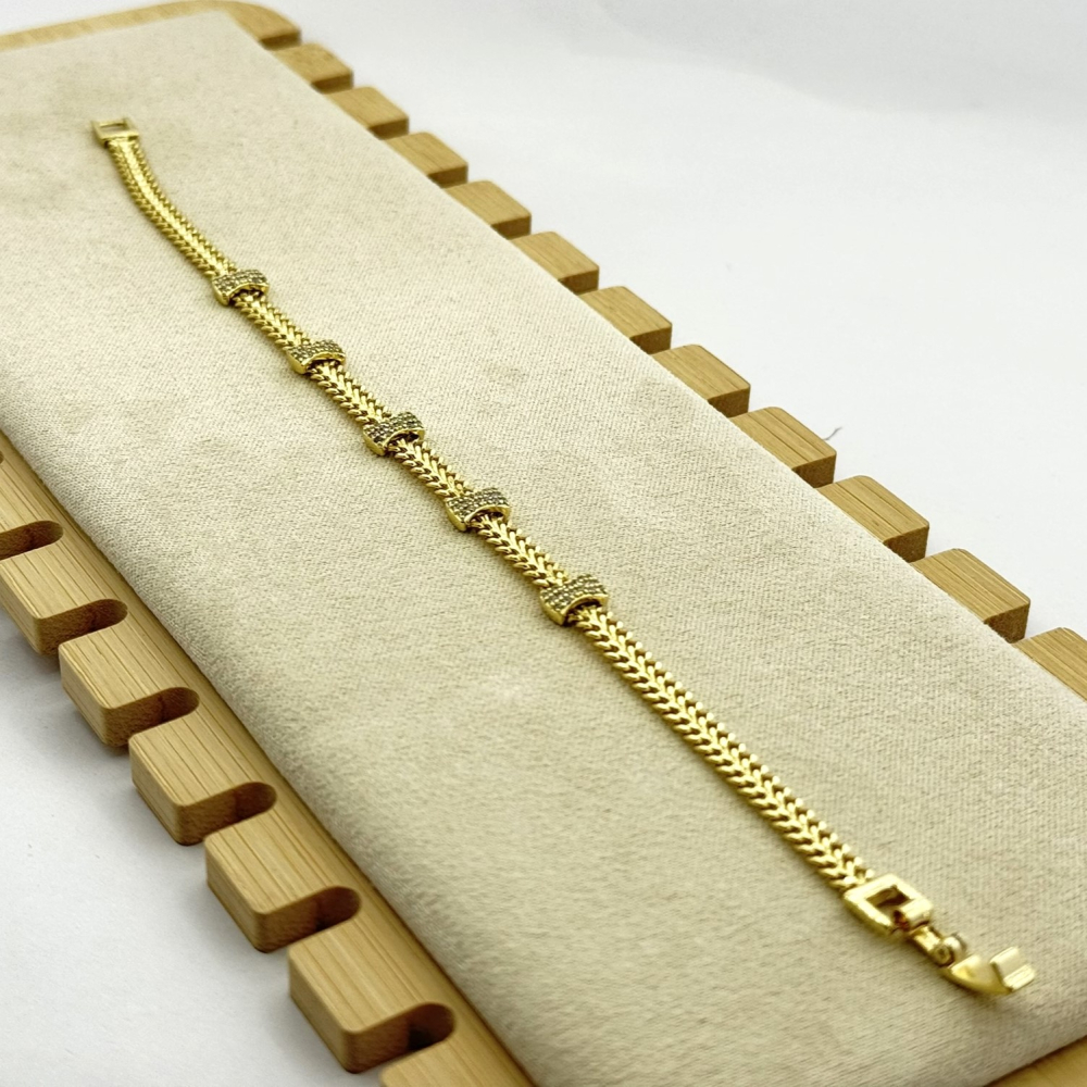 Bratara placata cu aur 18k