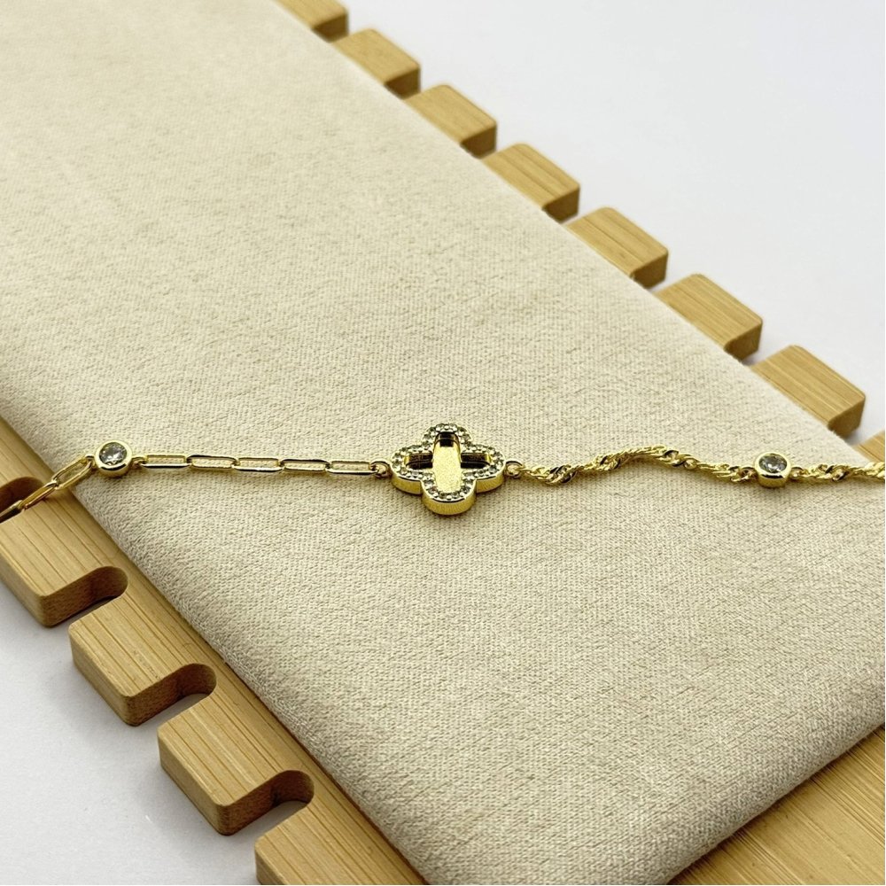 Bratara placata cu aur 18k