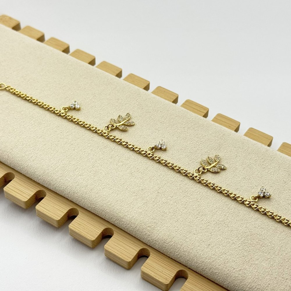 Bratara placata cu aur 18k