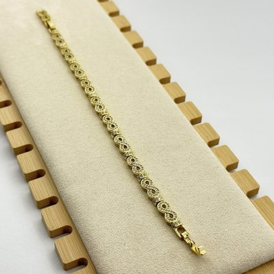 Bratara placata cu aur 18k