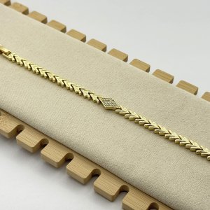Bratara placata cu aur 18k