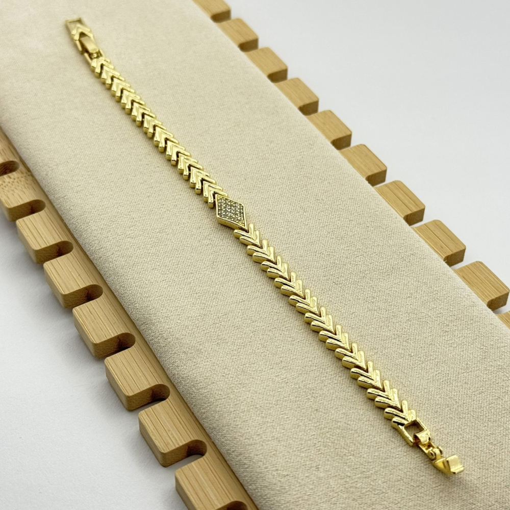 Bratara placata cu aur 18k