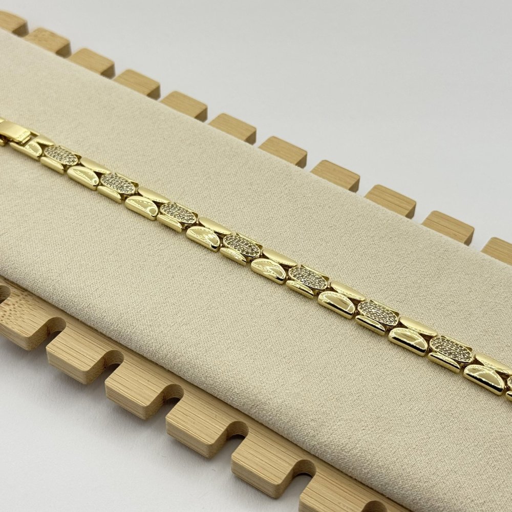 Bratara placata cu aur 18k
