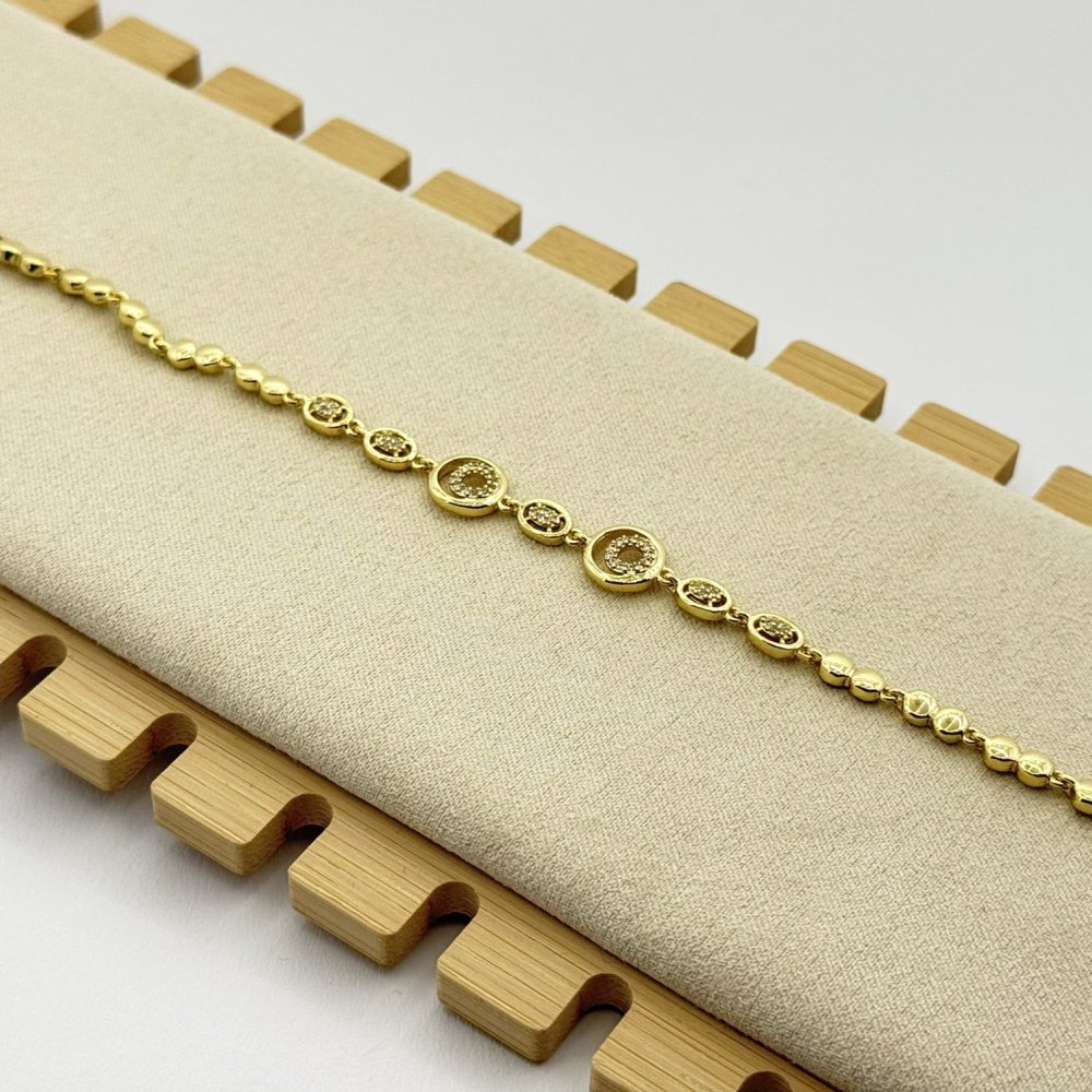Bratara placata cu aur 18k