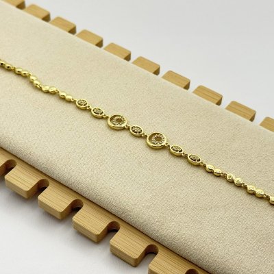 Bratara placata cu aur 18k
