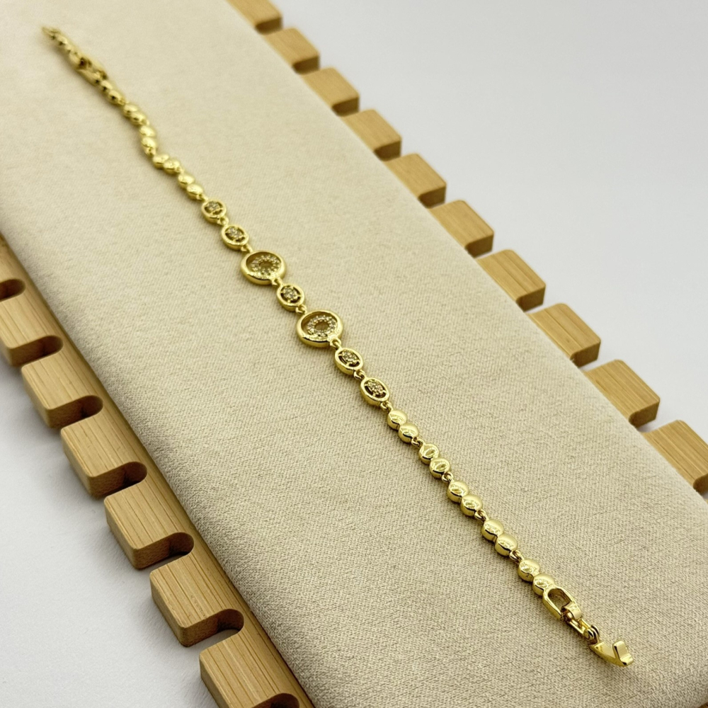 Bratara placata cu aur 18k