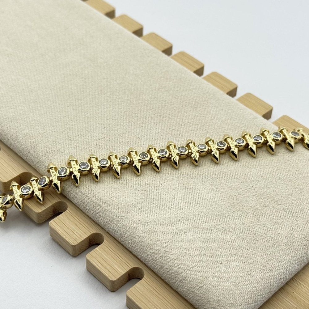 Bratara placata cu aur 18k Bratara placata cu aur 18k