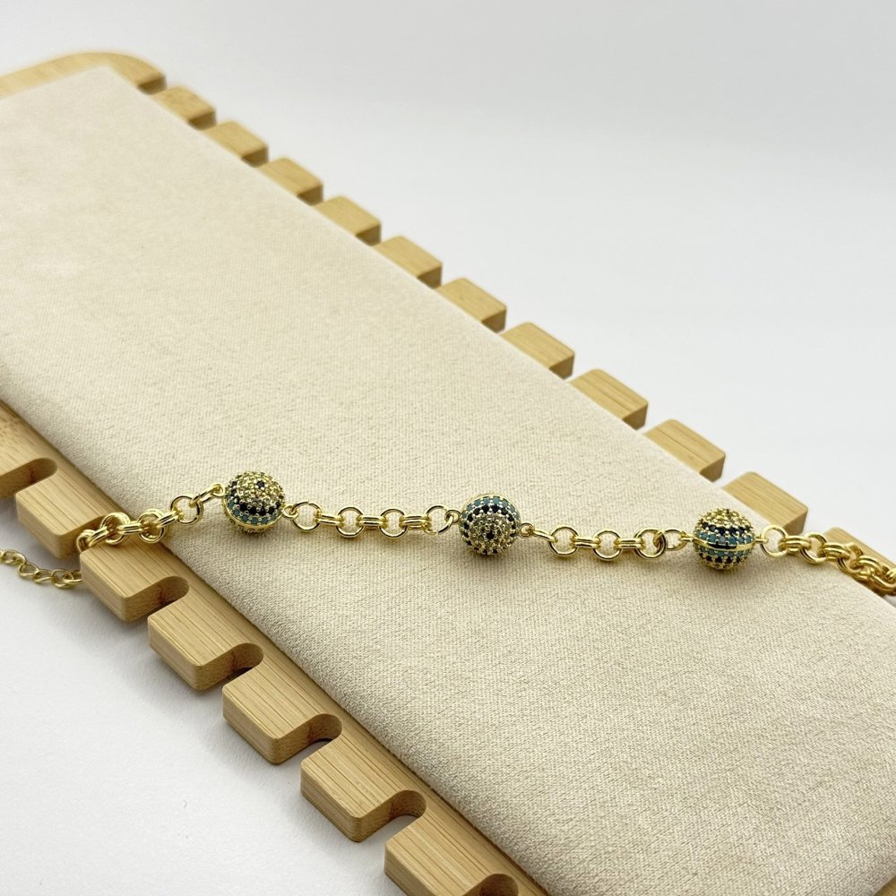 Bratara placata cu aur 18k