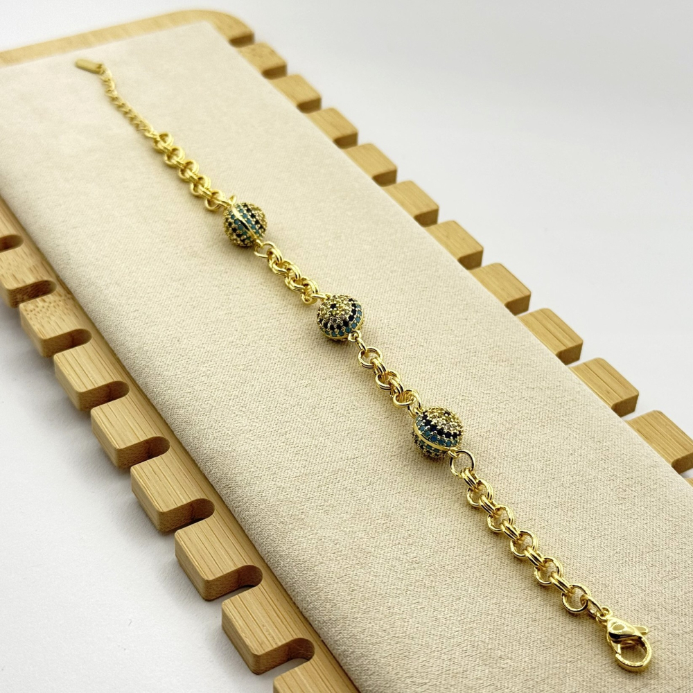 Bratara placata cu aur 18k